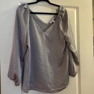 Nine West silver blouse
